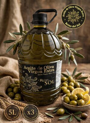 5L aceite de oliva virgen extra reino del sol olivares extremadura