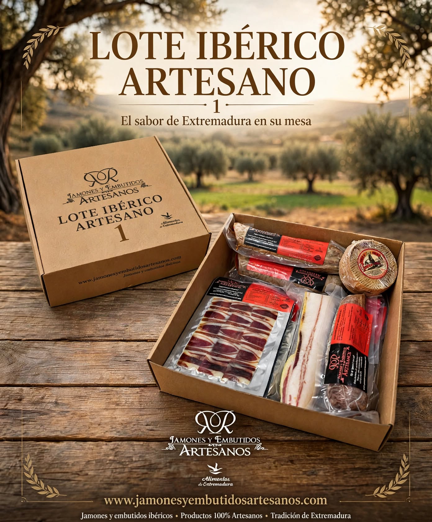 LOTE 1 regalo navidad productos ibéricos chorizo salchichón queso jamón panceta ibérica de bellota LOTE 1 regalo navidad productos ibéricos chorizo salchichón queso jamón panceta ibérica de bellota