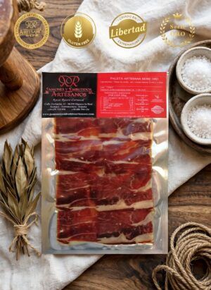 Paleta Artesana extremadura cortada cuchillo sliced blister 1