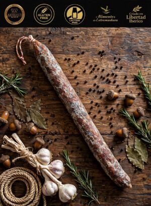 chorizo iberico vela extremadura casero artesano gluten free lacose free no alergenic