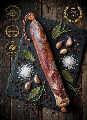 cured saussage caña lomo extremadura spain gourmet