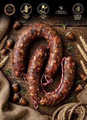 cured_sausages_ chorizo ibérico calidad extremadura sin gluten y sin lactosa