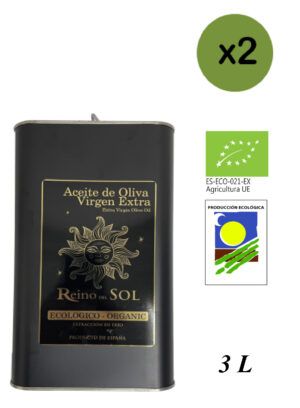Manzanilla Cacereña, Lata 3L. AOVE Ecológico de Extremadura