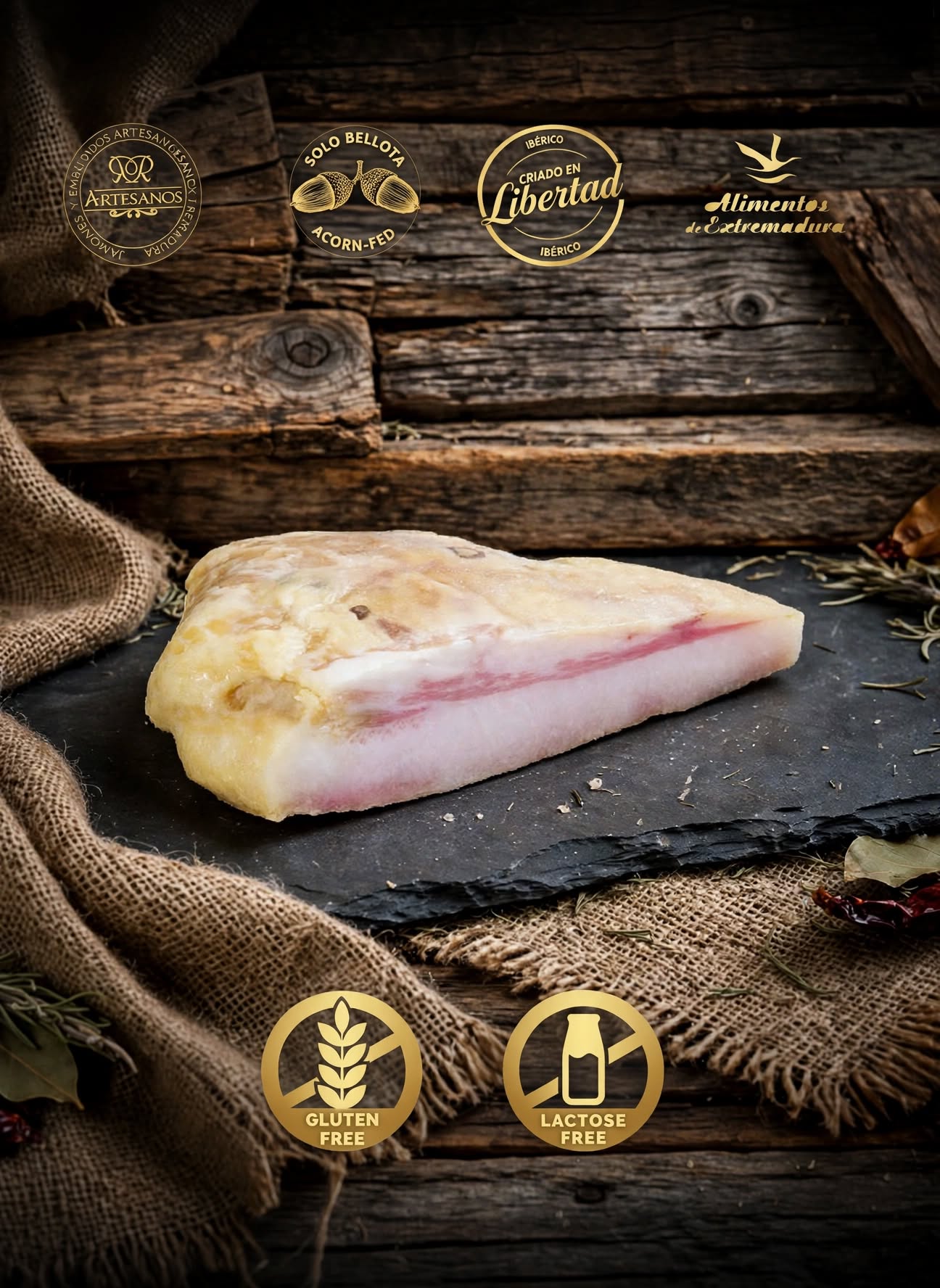 papada veteada ibéica de bellota gourmet extremadura papada veteada ibéica de bellota gourmet extremadura