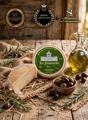 queso curado de cabra aceite de oliva virgen extra