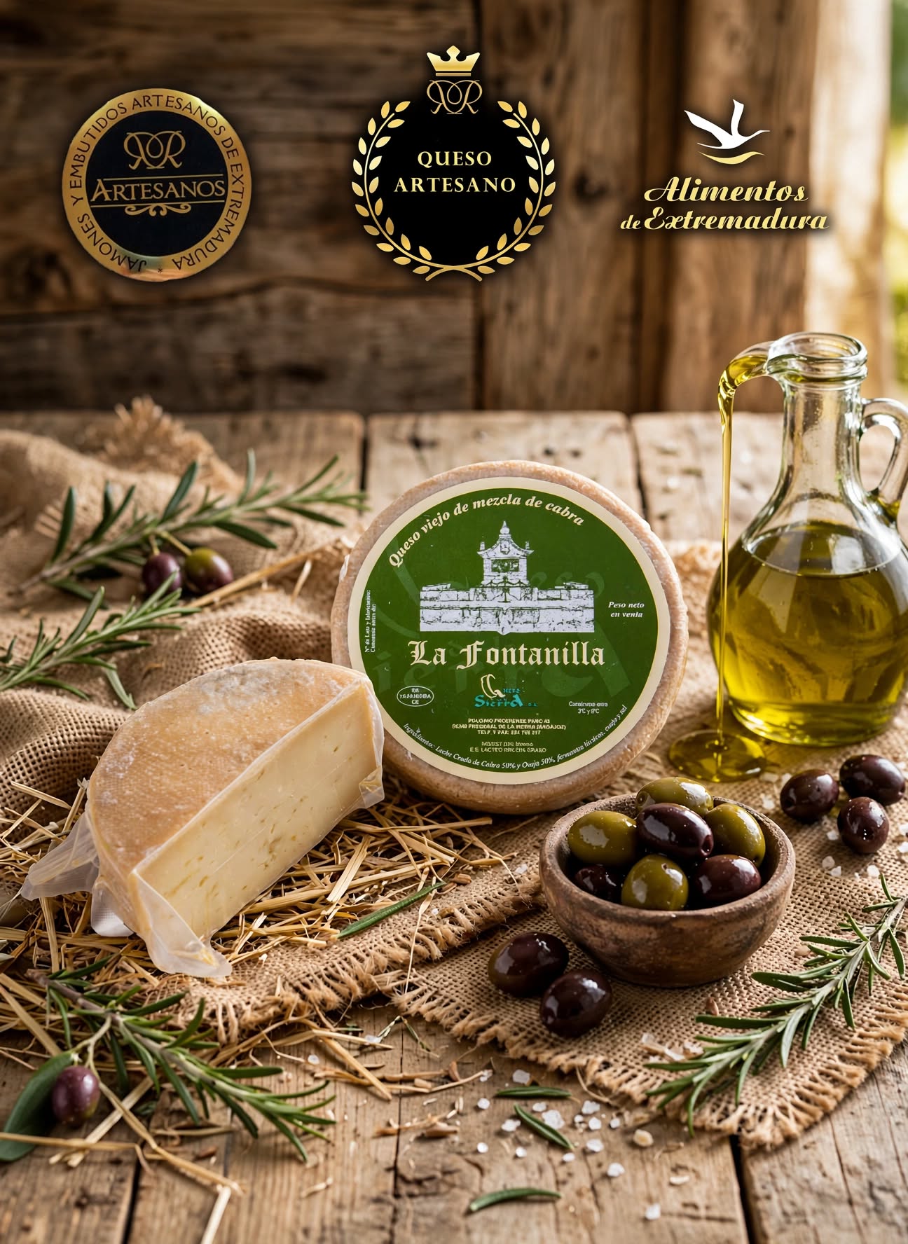 queso curado de cabra aceite de oliva virgen extra queso curado de cabra aceite de oliva virgen extra
