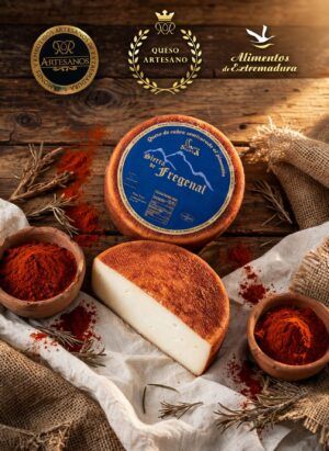 queso de cabra semicurado pimentado sierra fregenal