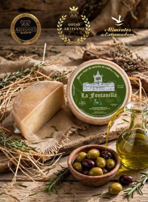 queso mezcla curado aceite de oliva virgen la fontanilla