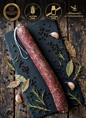 salchichon iberico artesanal extremadura sin gluten sin lactosa
